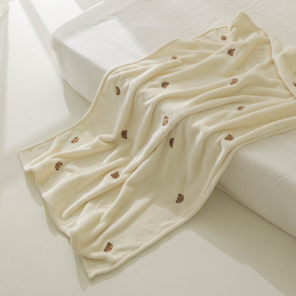 Korean Plush Baby Blanket for Autumn and Winter