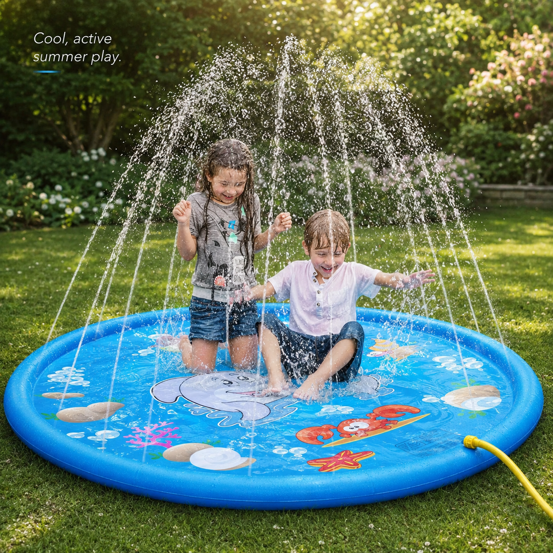 SplashBloom Water Play Mat