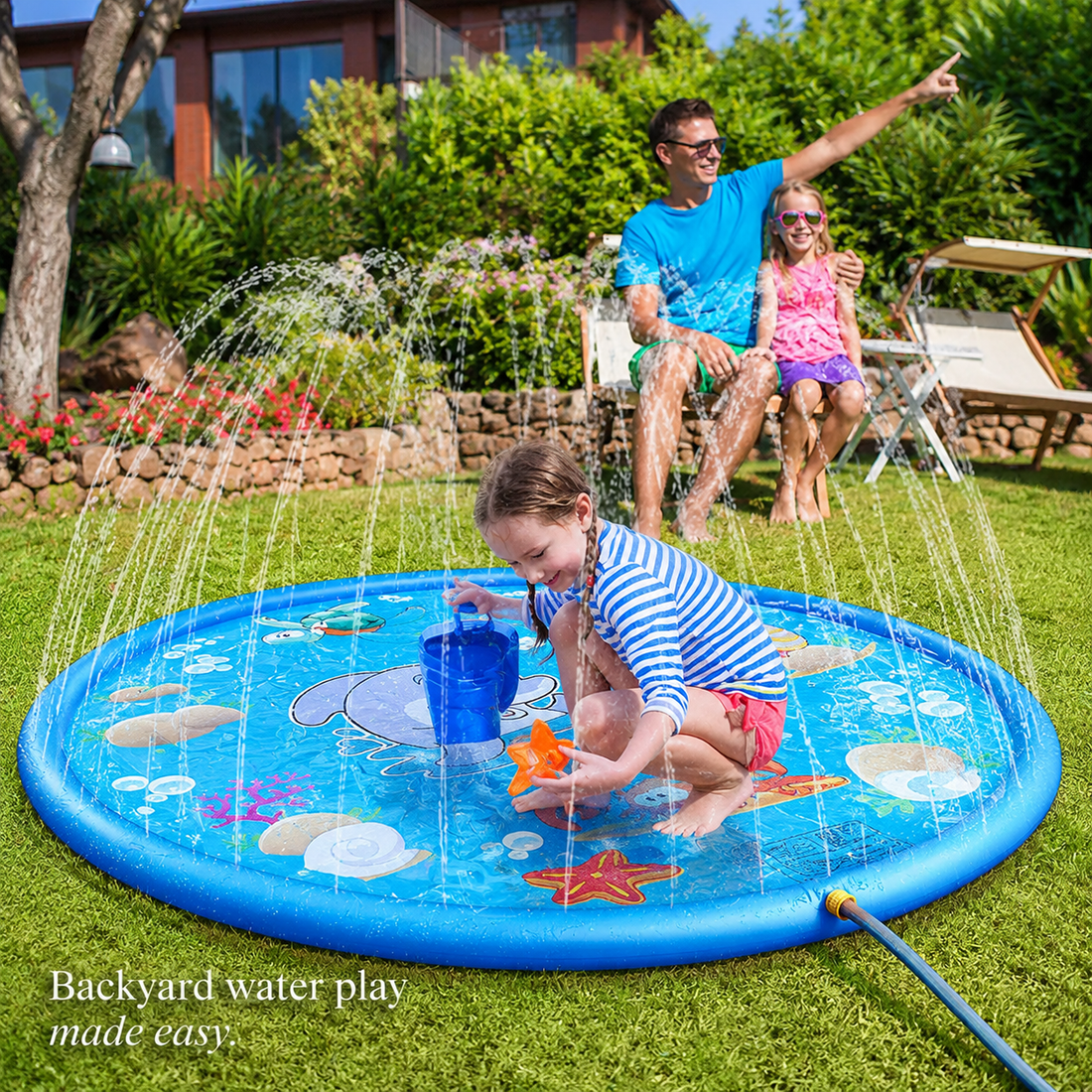 SplashBloom Water Play Mat