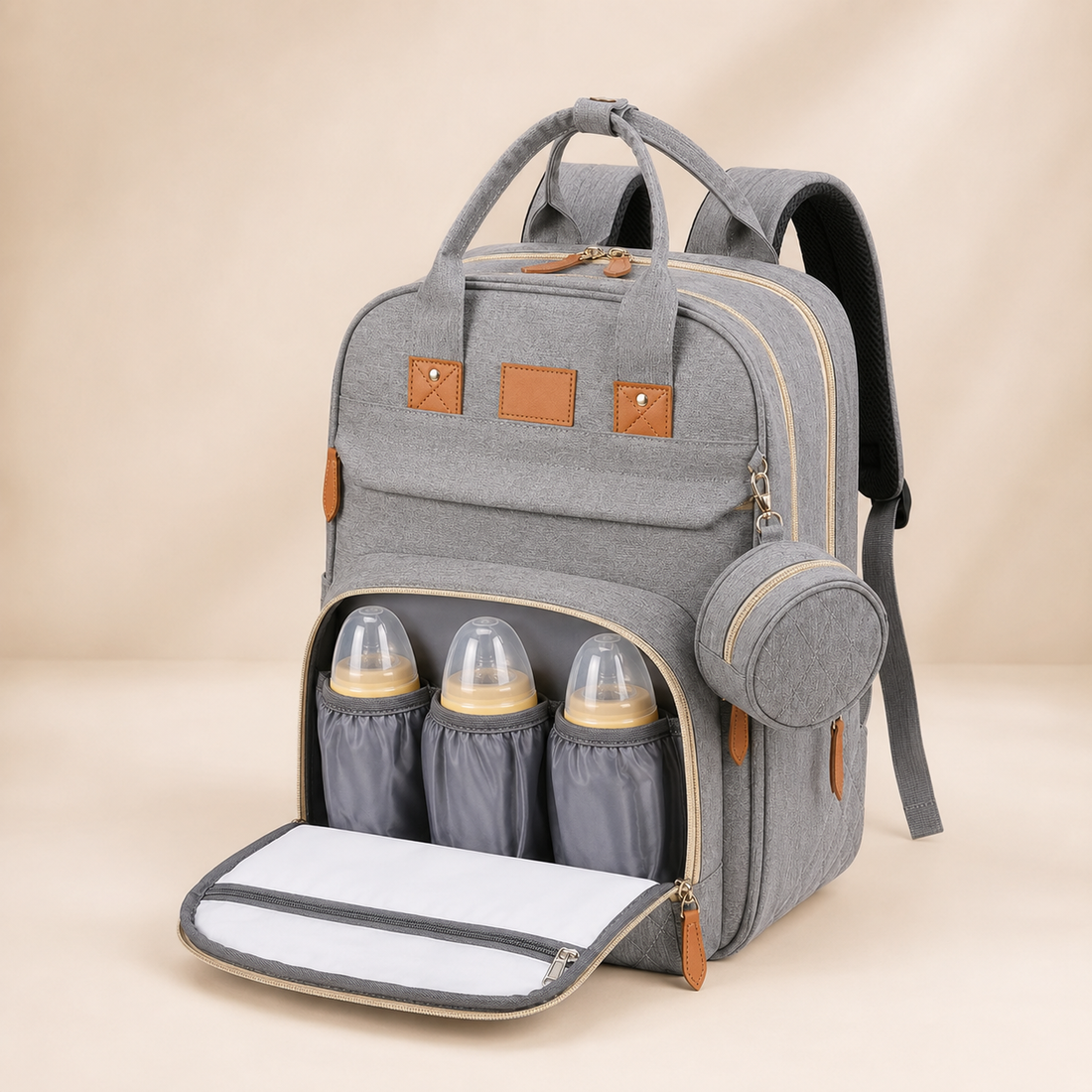 NestPack™ 3-in-1 Diaper Backpack & Changing Station