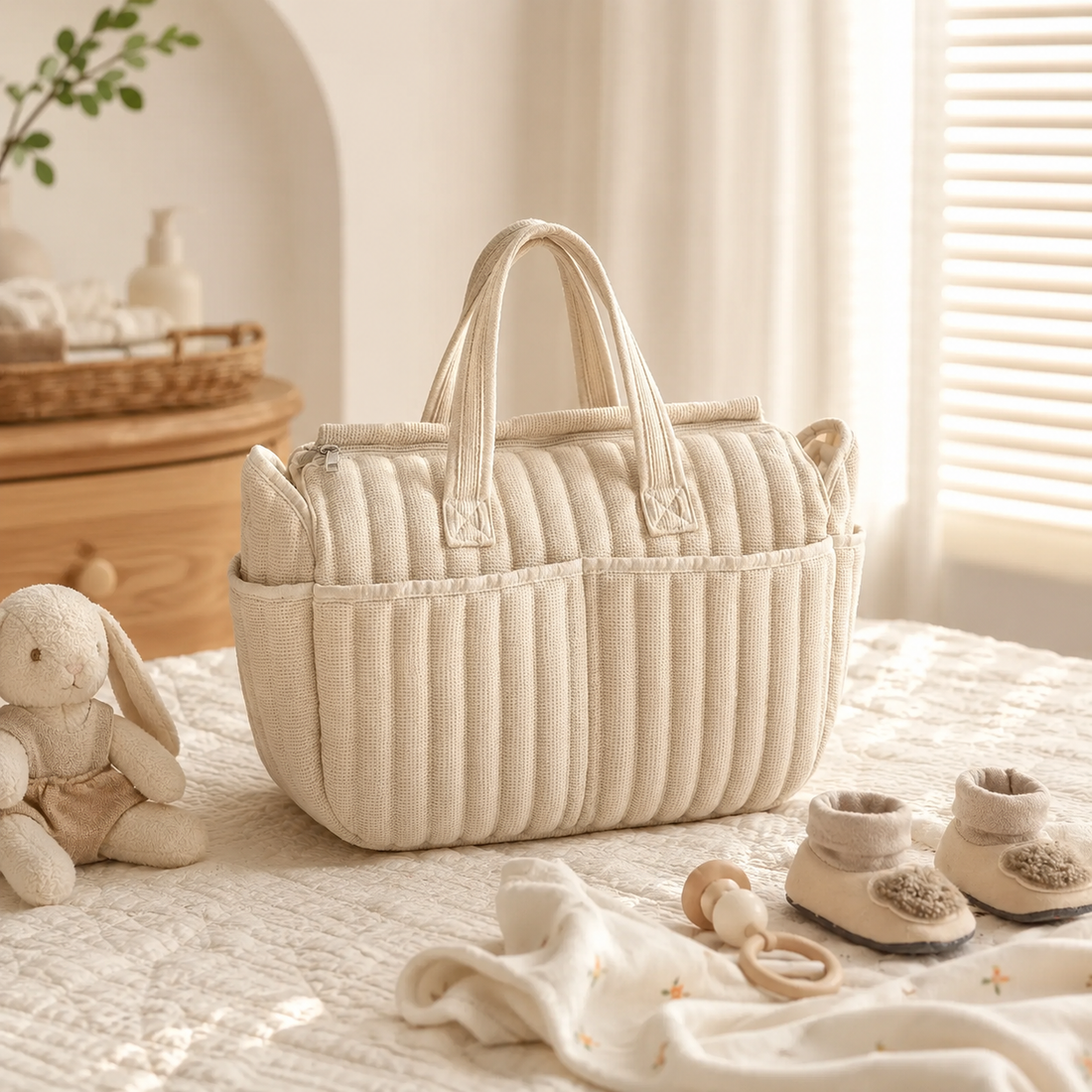 Marlow Quilted Diaper Tote™