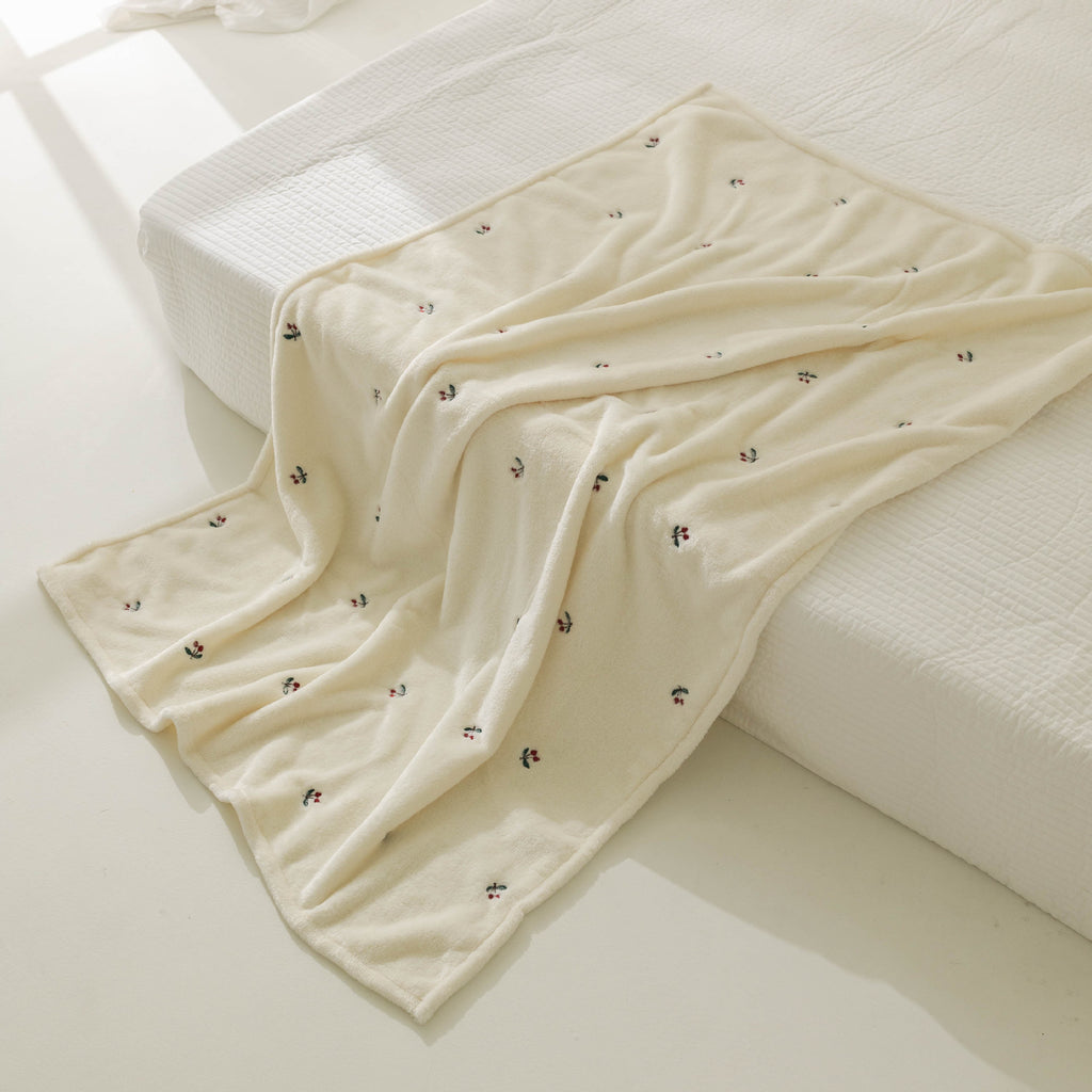 Korean Plush Baby Blanket for Autumn and Winter